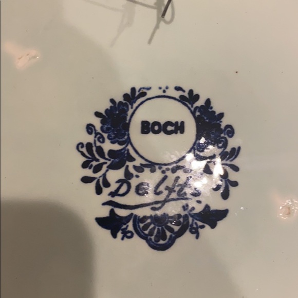 Authentic Antique Blue Delft Plate - Picture 3 of 4